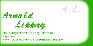 arnold lippay business card
